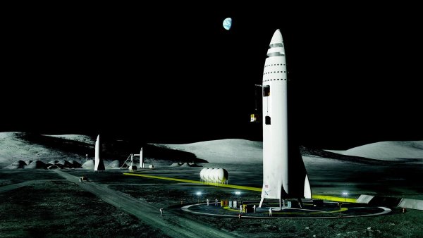 SPACEX ракета на Марс