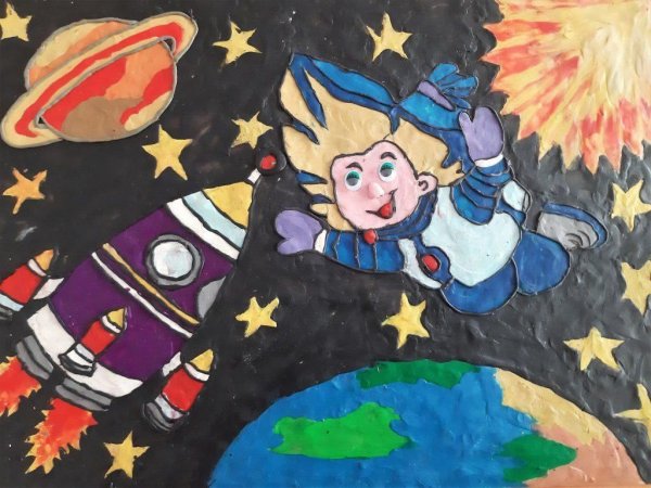 Незнайка на Луне в космосе