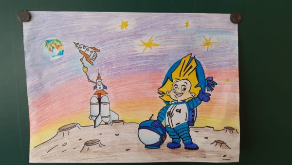 Незнайка на Луне рисунки на конкурс