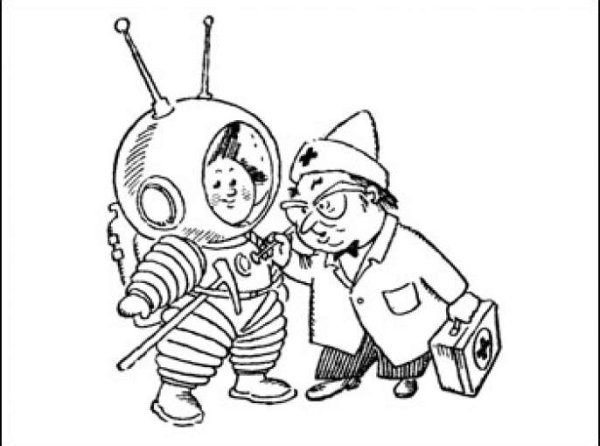 Доктор шприц Незнайка на Луне