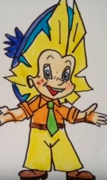 Аппликация Незнайка