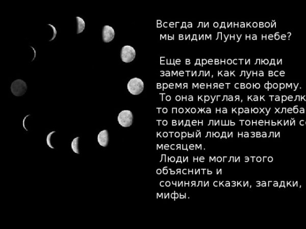 Всегда ли видно луну