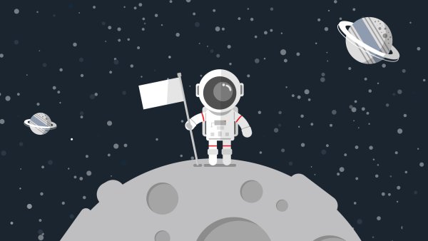 Космонавт Flat