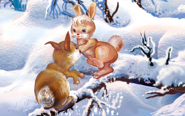Сказочные звери зимой