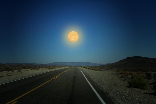 Вид Марса с земли невооруженным глазом