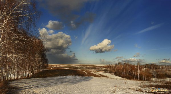 Белеет снег
