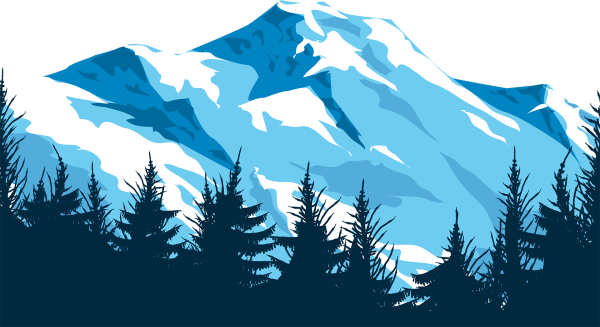 Гора Эверест вектор