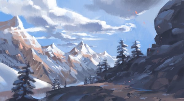 Аниме горы