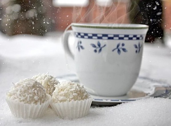 Доброе утро снег