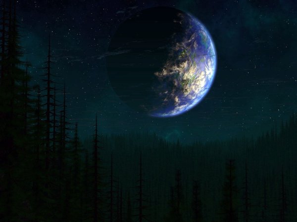 Фантастическое ночное небо