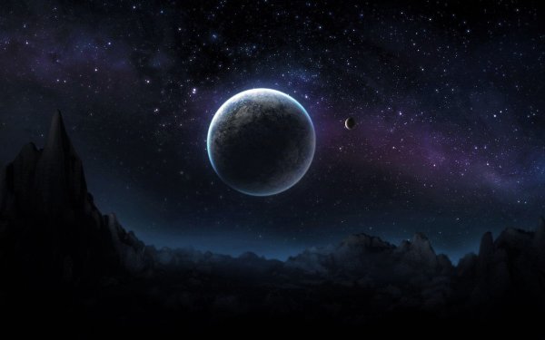 Ночное небо с планетами