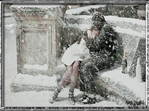 Пурга снег гиф