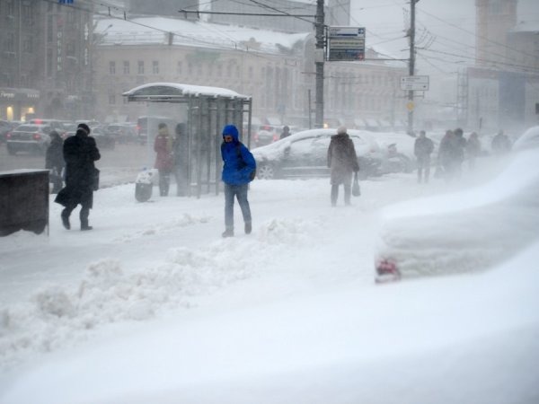 Пурга в Москве