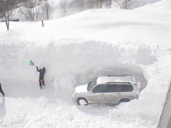 Сугробы на Камчатке