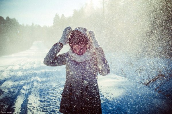 Снегопад метель