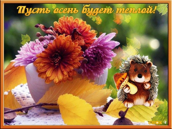 Теплого осеннего дня