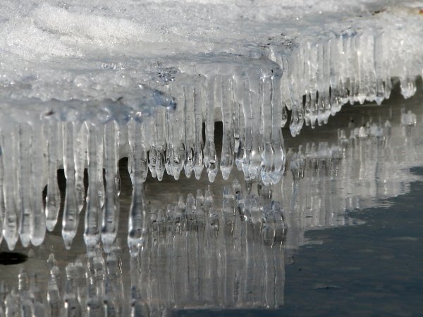 Сосульки тают
