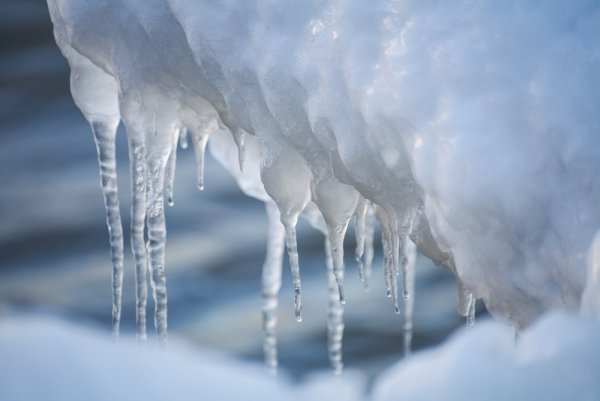 Льдинки сосульки