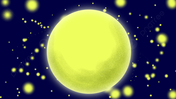 Желтая Луна фон