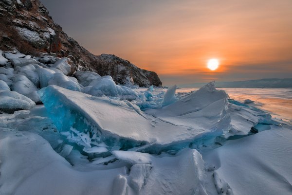 Зимний Байкал природа