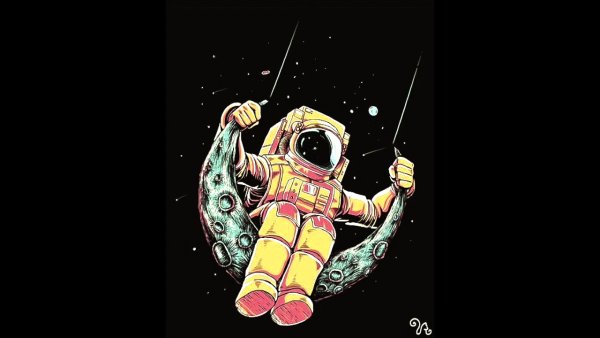 Космонавт стилизация