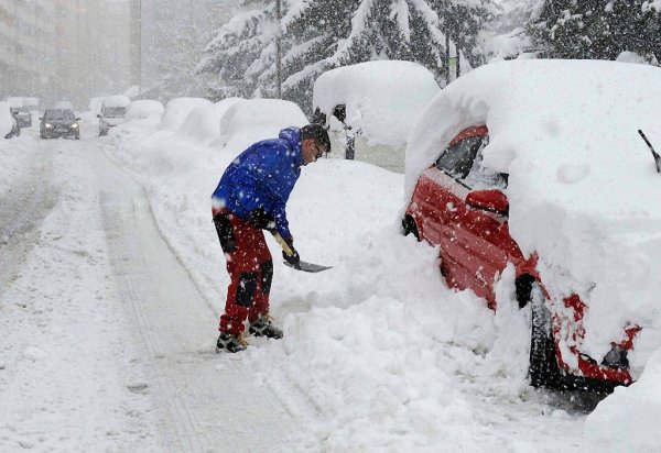Занос на снегу