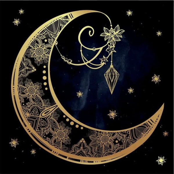 Стилизованная Луна