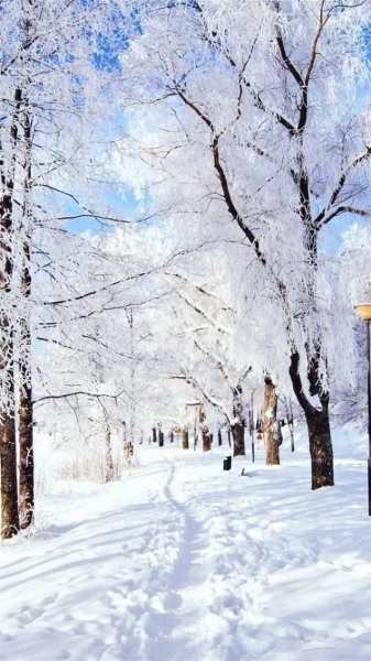 Снег идет красиво
