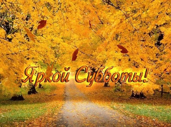 С добрым осенним утром субботы