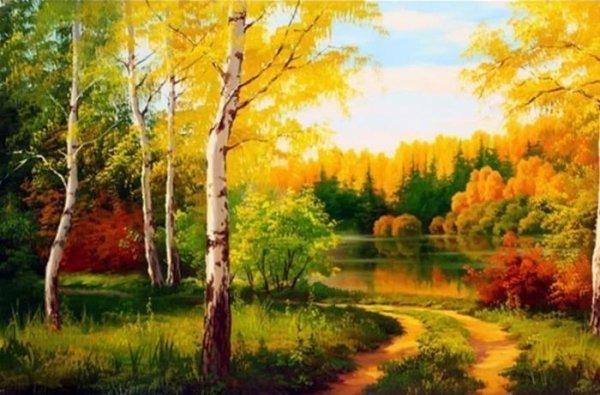 Осенний пейзаж детский сад