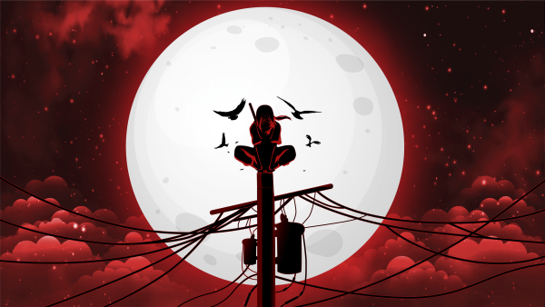 Кровавая Луна Наруто Итачи