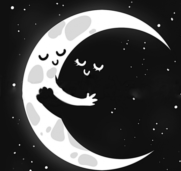 Нарисовать луну