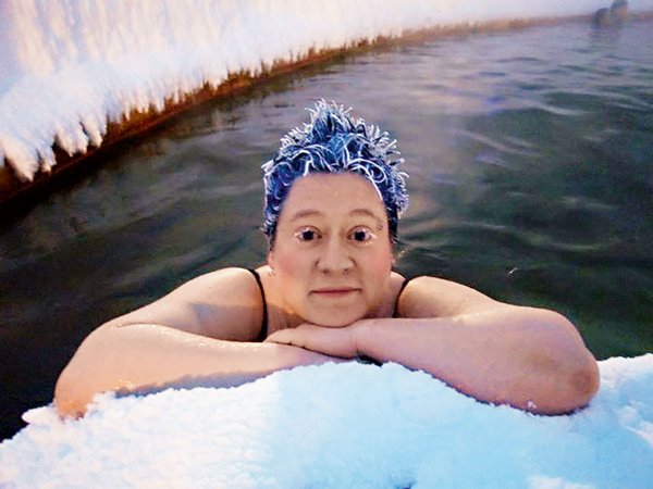 Бассейн зимой