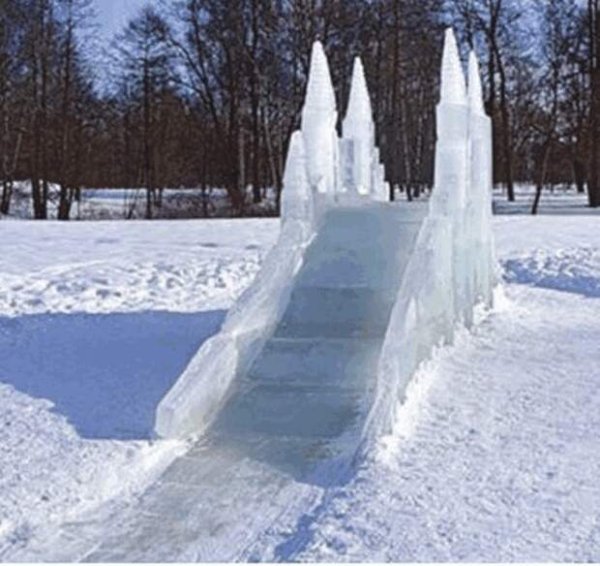 Переславль Залесский горка Ледяная