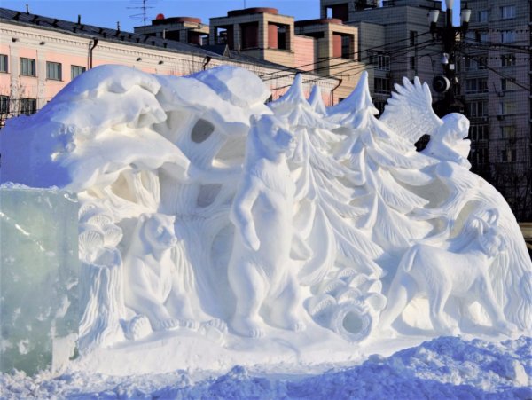 Детские снежные городки