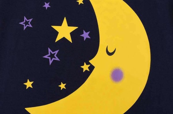 Аппликация месяц