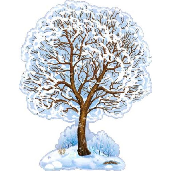 Зимнее дерево для детского сада