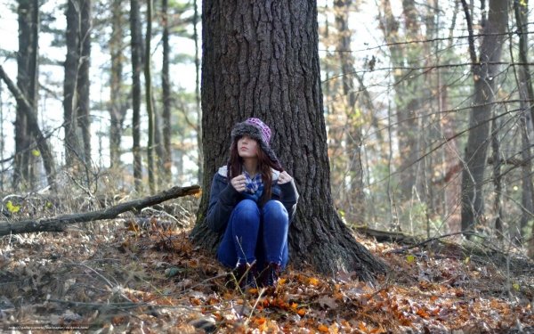 Обычная фотосессия в лесу