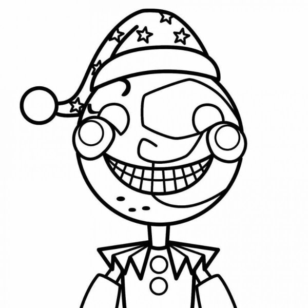 Раскраски ФНАФ 9 Security Breach