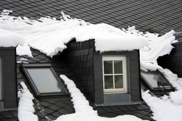 Снег в ендовах