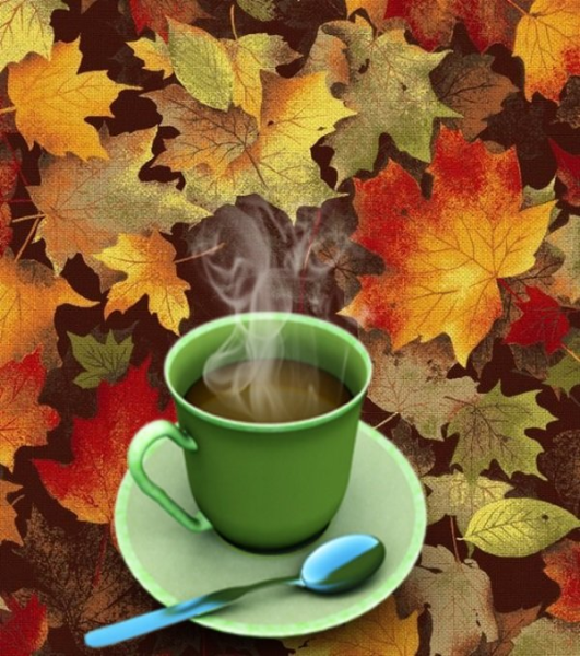 Открытки с добрым утром вторника осенние