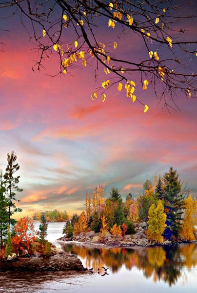 Теплый пейзаж