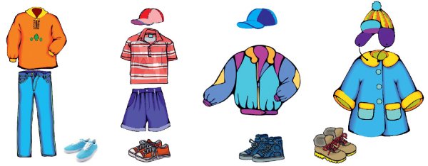 Одежда по сезонам для детей