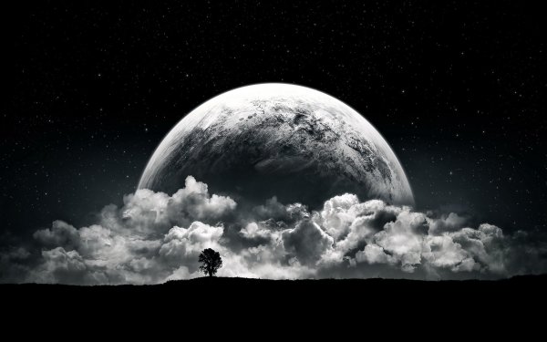Обои на рабочий стол Луна