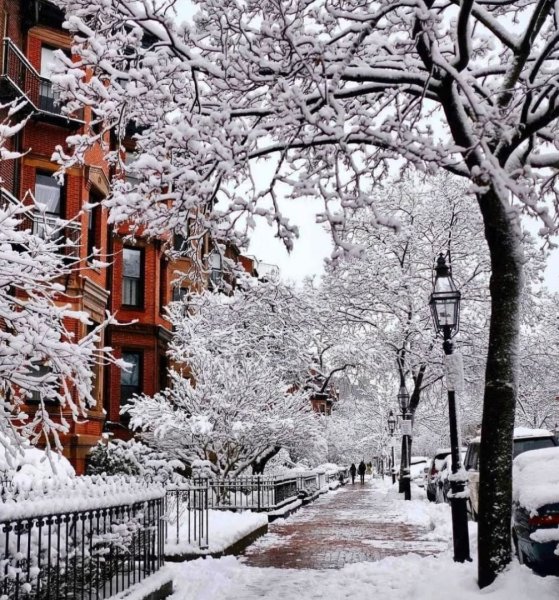 Зимний Бостон