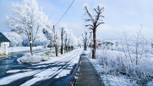 Снежный город