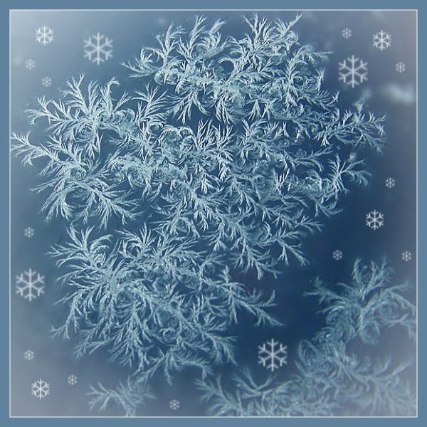 Морозные узоры рисование