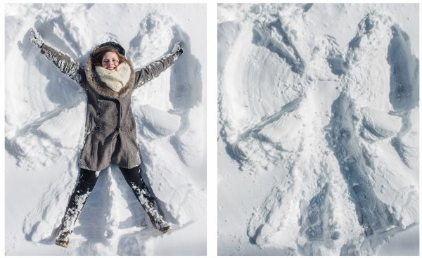 Ангел на снегу