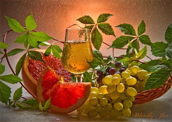 Добрый вечер вино фрукты