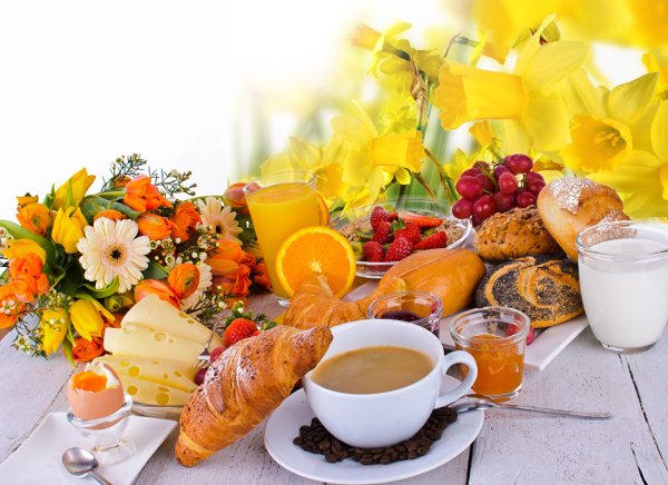 Осеннее утро завтрак